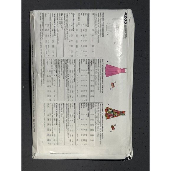 Simplicity Sewing Pattern 4265 A-Line Sleeveless Dress Clutch Easy Size A 8-18 - Picture 4 of 4